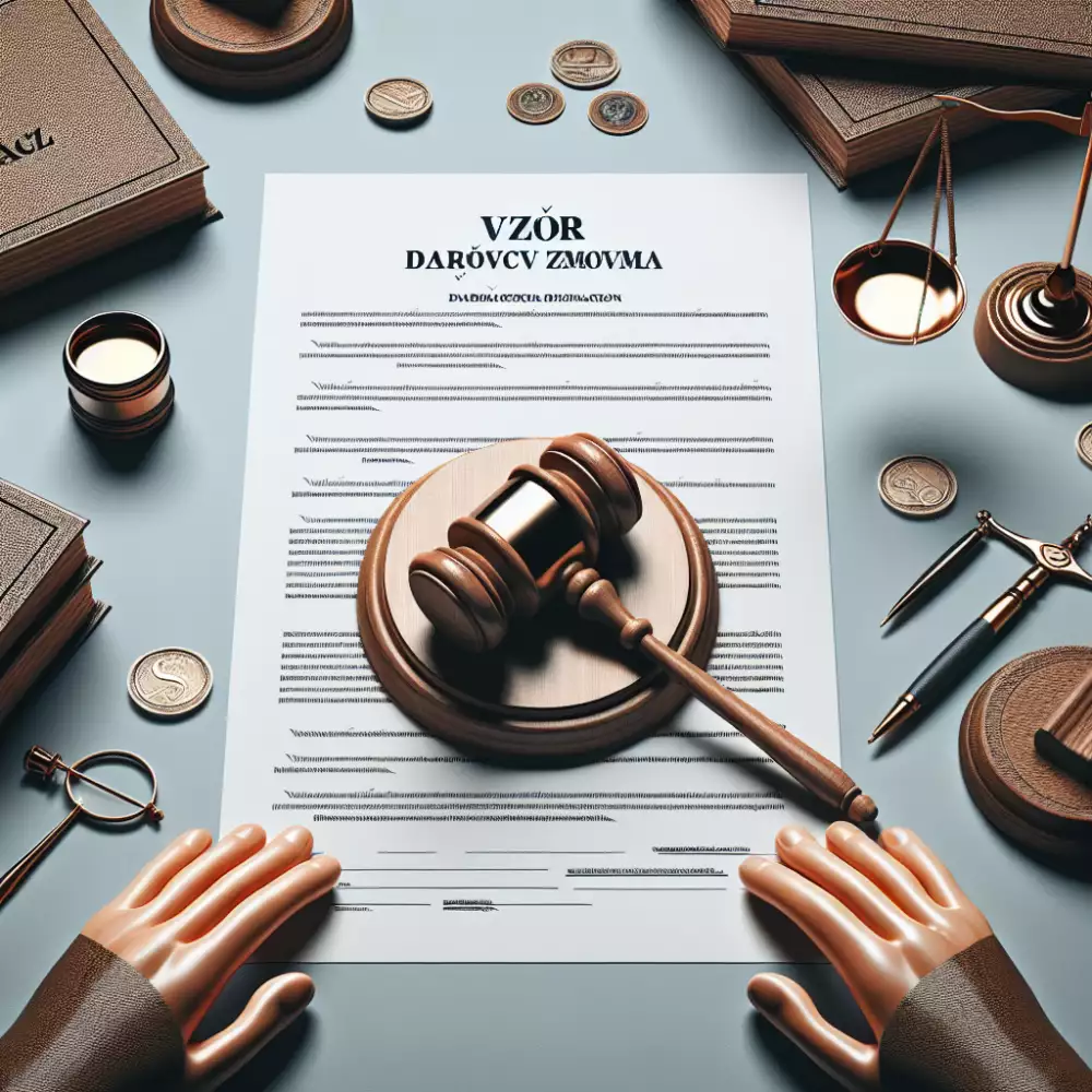 darovací smlouva vzor zdarma