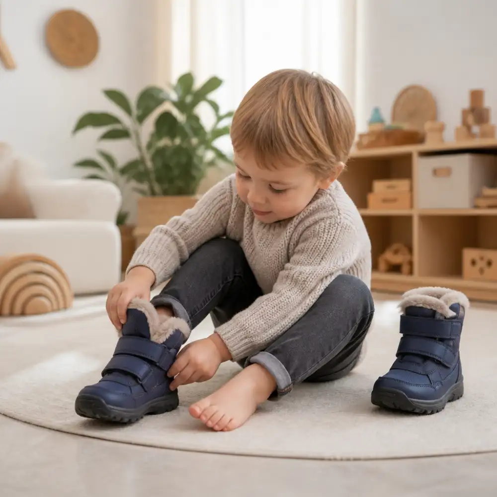 barefoot zimní boty dětské